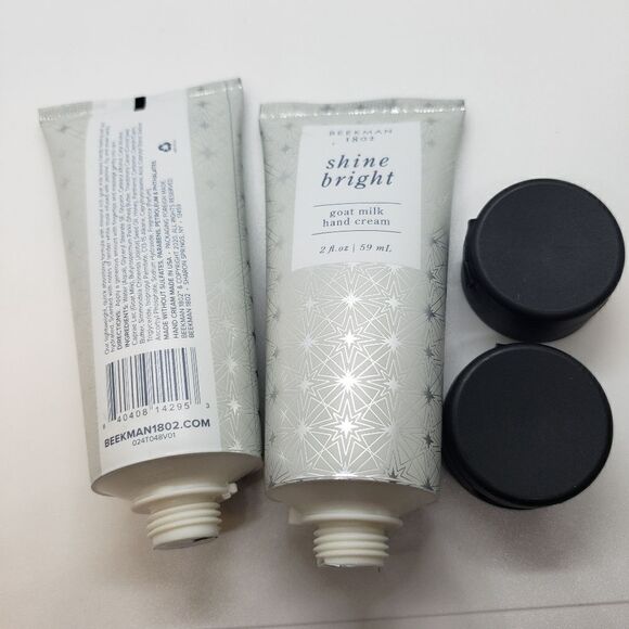 Beekman 1802 bundle Goat Milk Bar Soap and 2 Hand Creams Shine Bright Scent - Picture 4 of 5